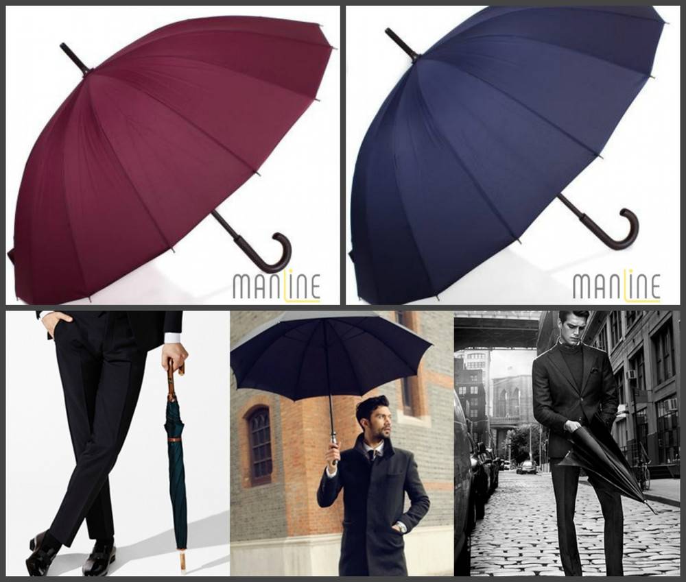 Зонт-трость – как выбрать модный и надежный аксессуар для дождливой погоды?