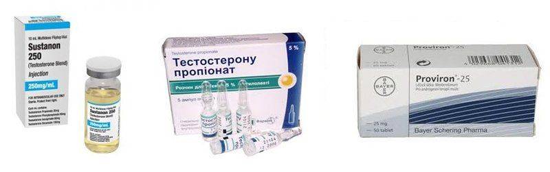 Сустанон-250, тестостерона пропионат, провирон