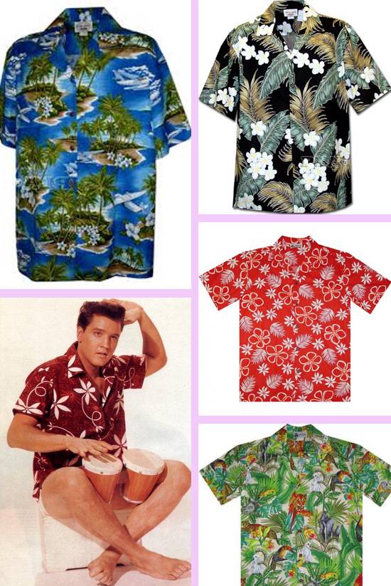 Одежда для вечеринки в гавайском стиле.