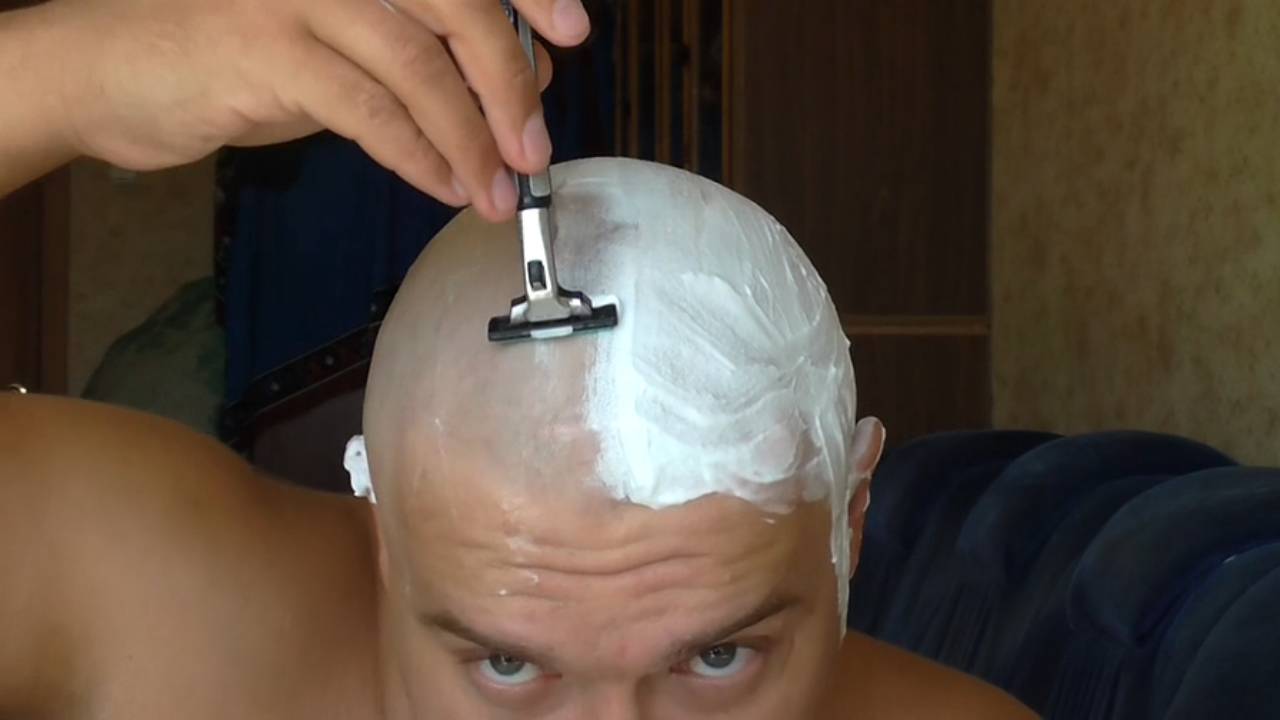 Conditioner shaved head