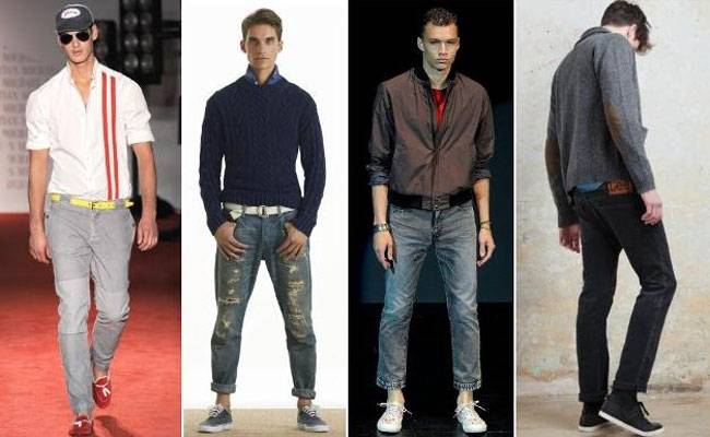 Как одеваться худому мужчине: рекомендации + фото вещей