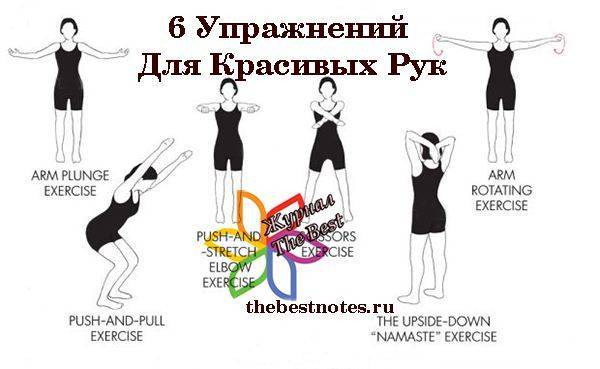Эффективные упражнения для похудения рук и плеч