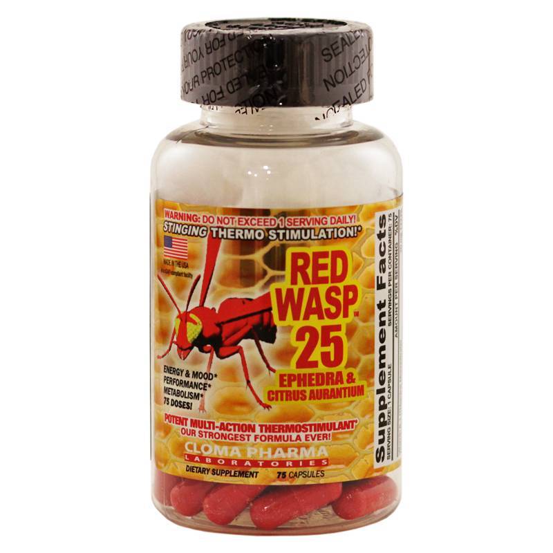 Мощный жиросжигатель red wasp 25 от компании cloma pharma