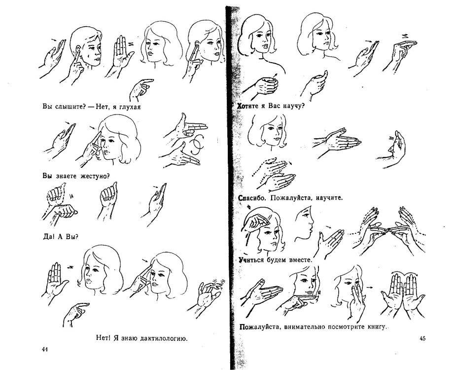 Язык мимики и жестов человека