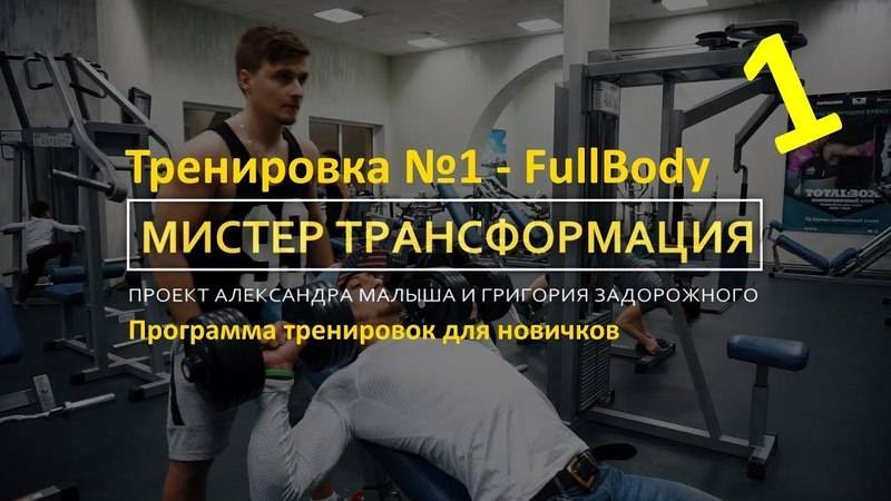 Fullbody. комплексная тренировка на всё тело для новичков