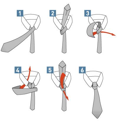 Как идеально завязать галстук узлом виндзор