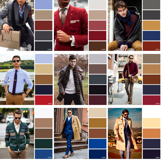 Серый цвет в мужской одежде: как правильно сочетать?