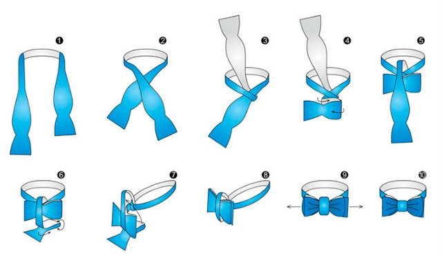 Как завязать галстук-бабочку?