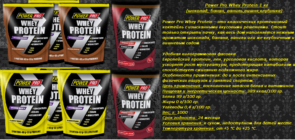 Whey protein от power pro