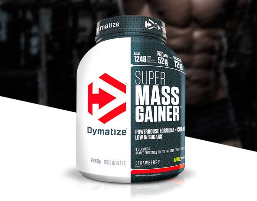 Гейнер: super mass gainer от dymatize nutrition для набора массы