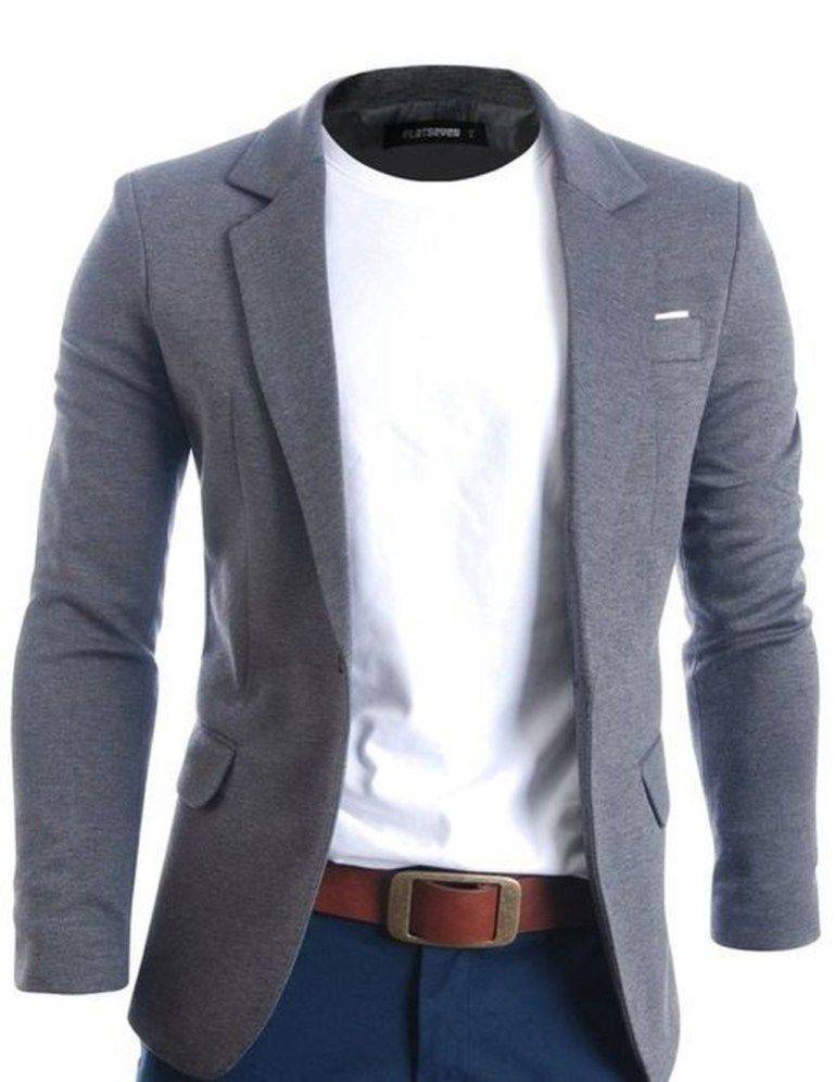 Мужской пиджак в стиле кэжуал на каждый день