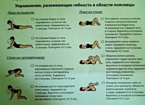 5 упражнений, чтобы предотвратить или снять боль в пояснице