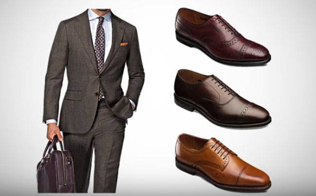 Нюансы выбора мужских туфель под костюм, классические комбинации
