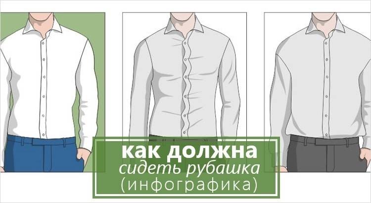 Как должна сидеть рубашка на мужчине: фотоинструкция