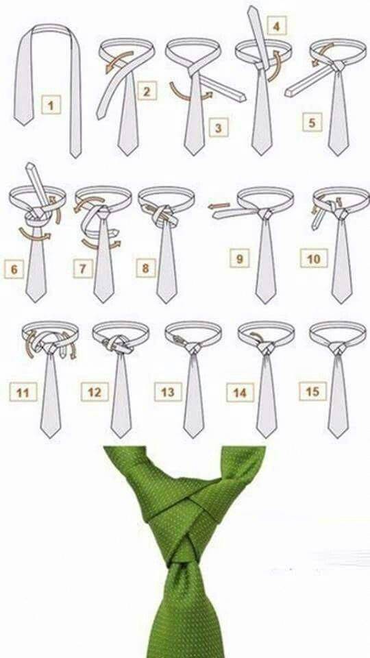 Как правильно завязать мужской галстук
