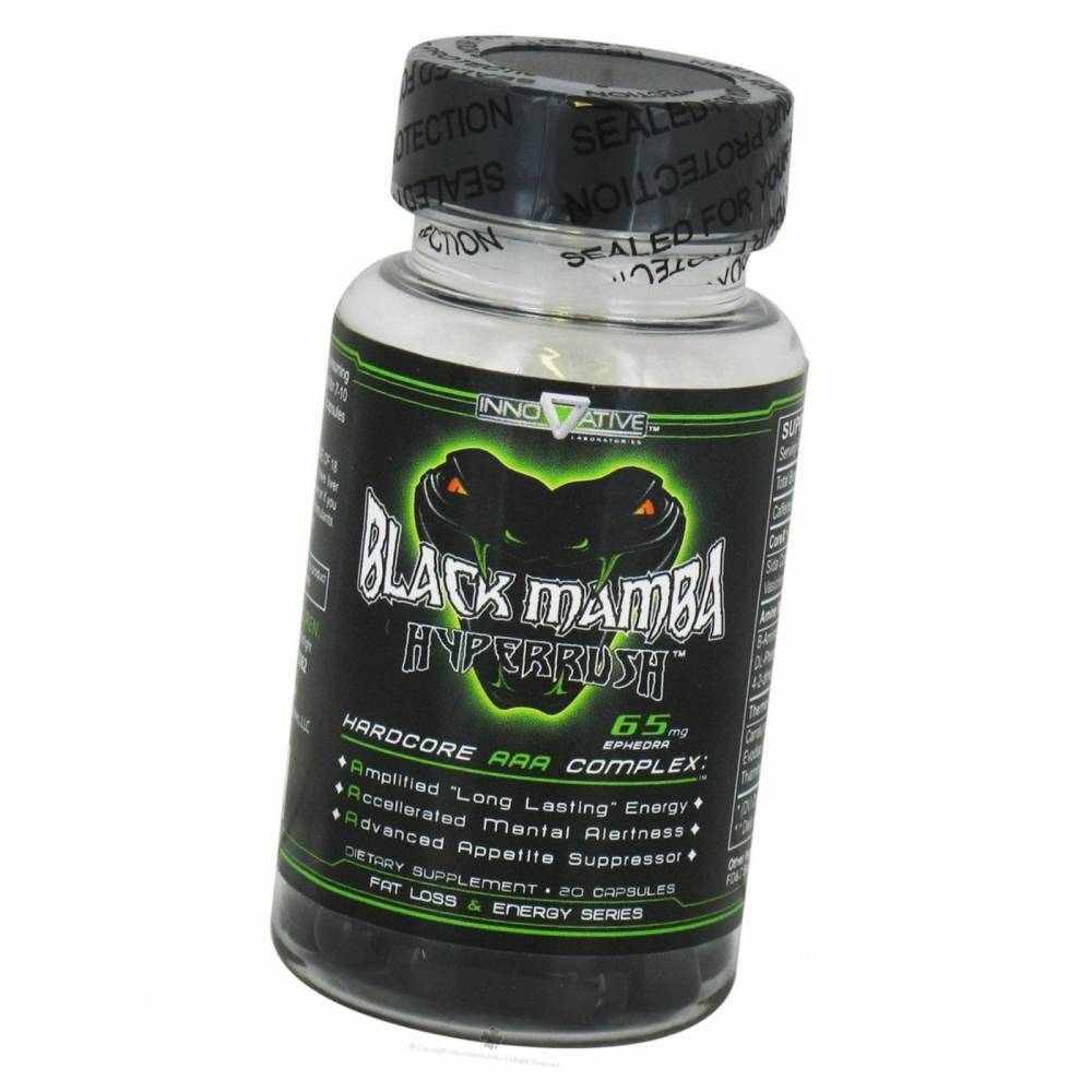 Жиросжигатель черная мамба (black mamba hyperrush) от innovative labs — sportwiki энциклопедия