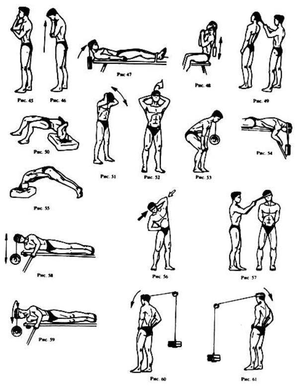 Упражнения для шеи: самые простыне эффективные упражнения для начинающих. советы по нагрузке шейных мышц (70 фото)