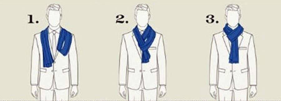 Как завязать шейный платок (cravat) мужчине