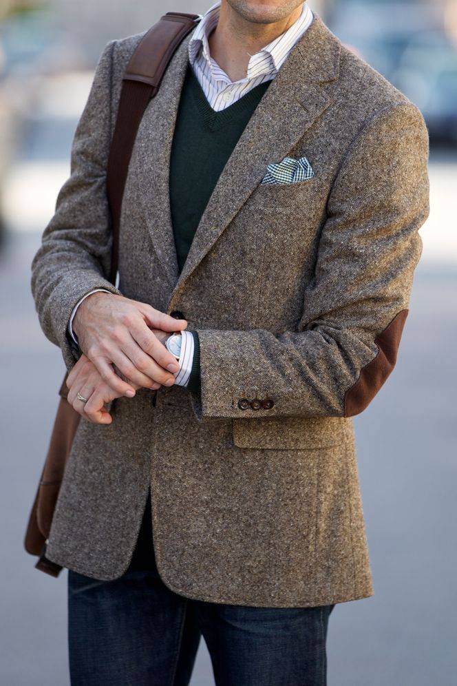 Твидовый пиджак – интеллектуальный casual
