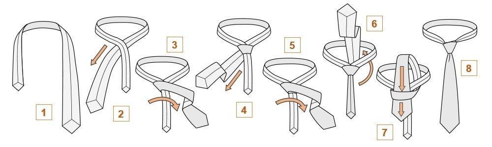 Как завязать галстук. узел элдридж (eldredge knot)