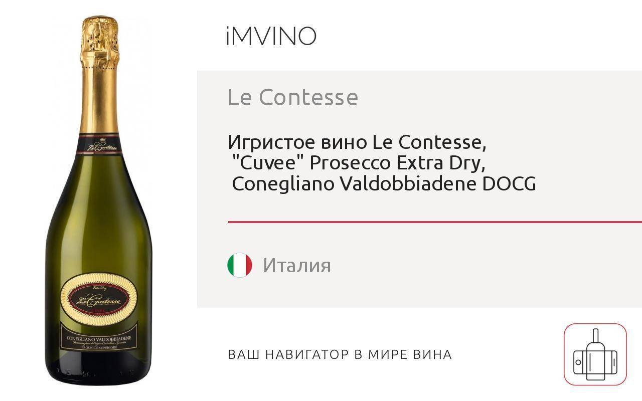 Prosecco (просекко) – игристое вино от итальянских мастеров