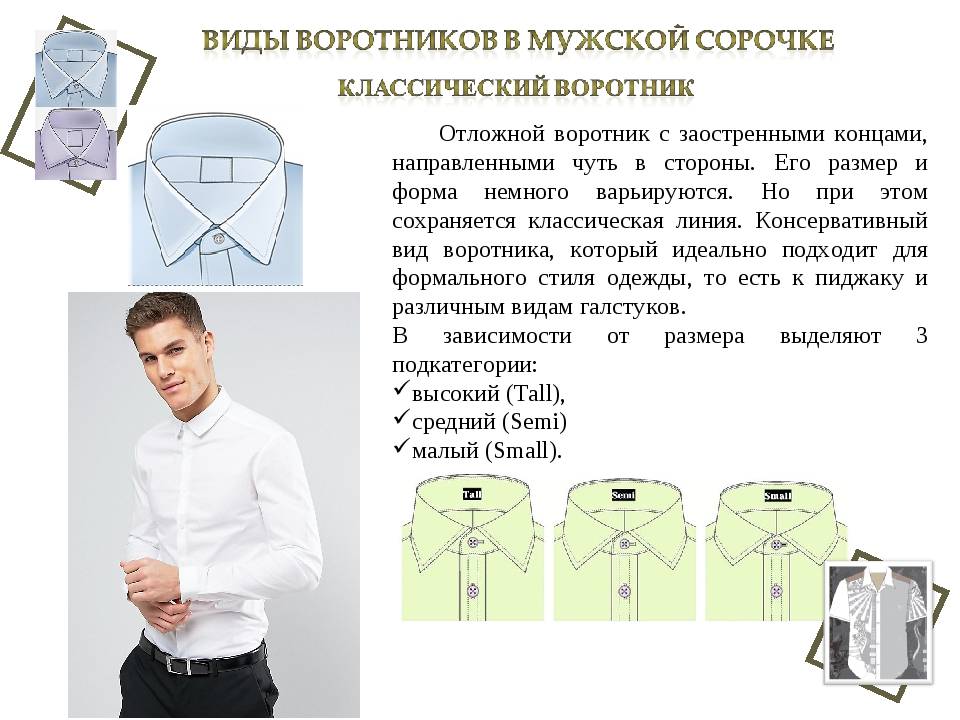 Типы воротников мужских рубашек: фото и примеры комбинаций