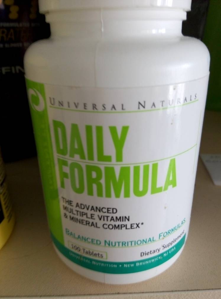 Витамины daily formula (universal nutrition) (дэйли формула (юниверсал нутришн)): как принимать, состав