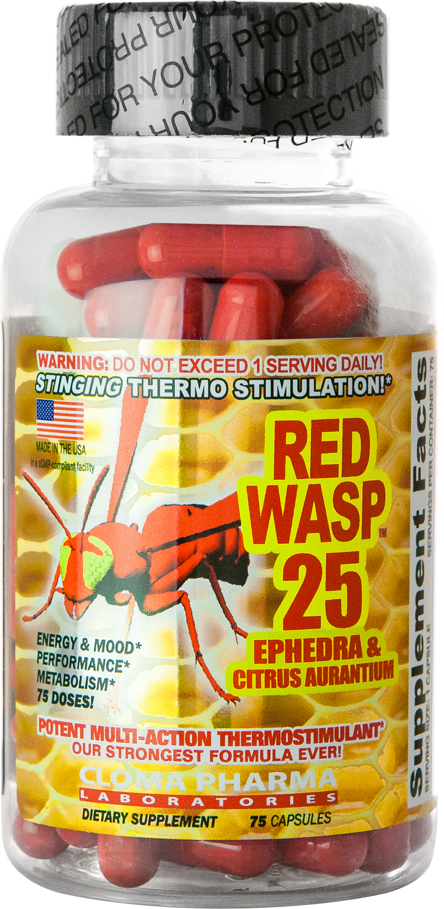 Популярный эффективный жиросжигатель red wasp