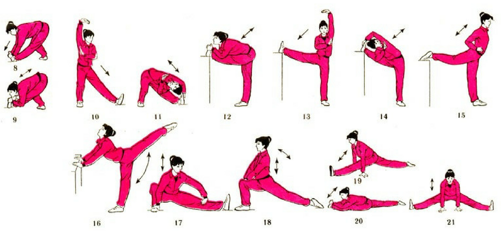 20 советов как сесть на шпагат + 19 упражнений для шпагата (фото)
