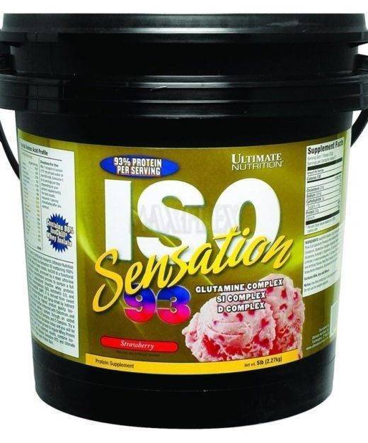 Iso sensation 93 от ultimate nutrition: изолят сывороточного протеина