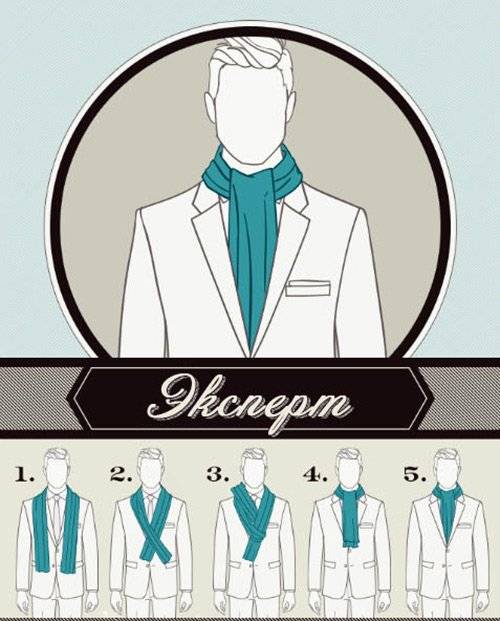 Шею не продуй: 5 стильных способов завязать мужской шарф