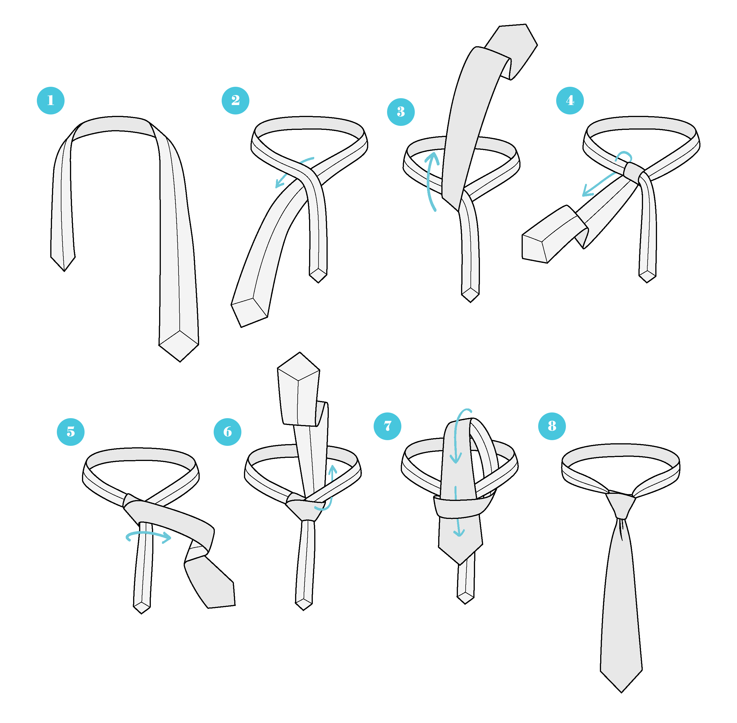 Как завязывать галстук быстро и красиво: правильная фото и видео инструкция