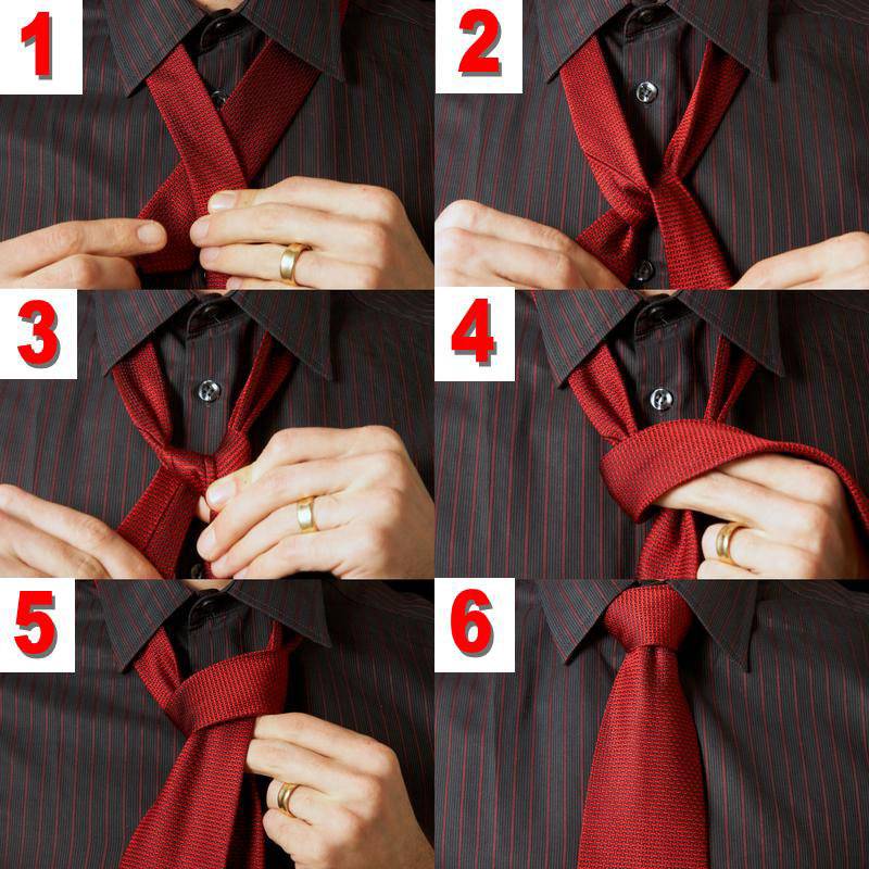 Как правильно завязать мужской галстук?
