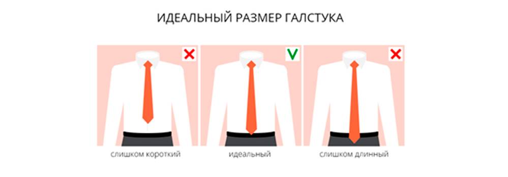 Длина галстука: какая должна быть и отчего зависит?