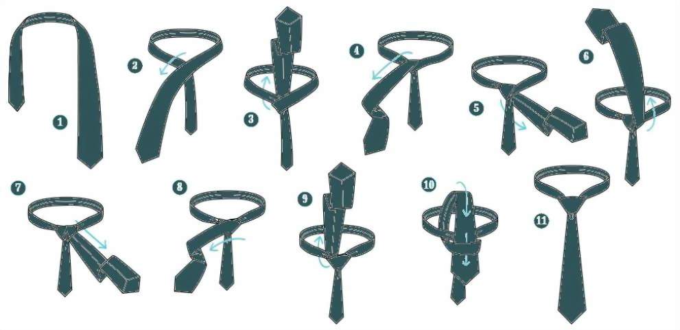 Как завязать галстук узлом виндзор или двойным узлом?