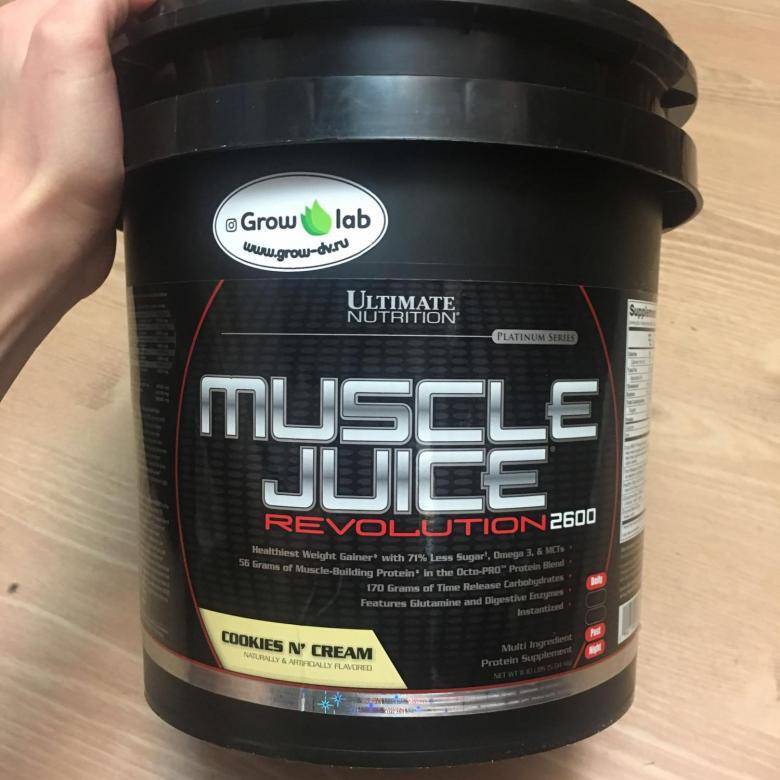 Muscle juice revolution 2600 (ultimate nutrition) — sportwiki энциклопедия