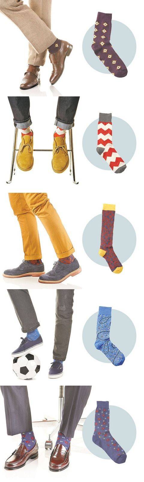 Цветные мужские носки: модный тренд сезона