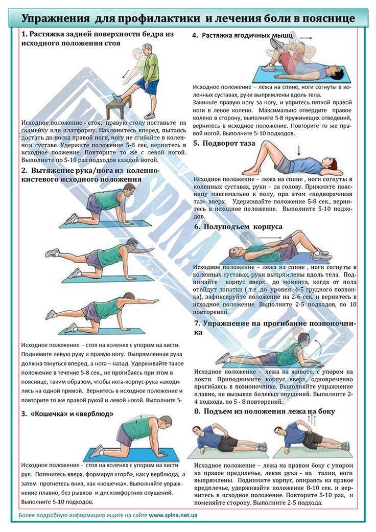 Боли в спине. лечение – 5 упражнений от бубновского