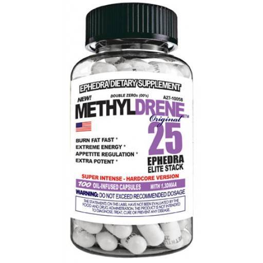Жиросжигатель  methyldrene 25 от cloma pharma: правила приема и эффект