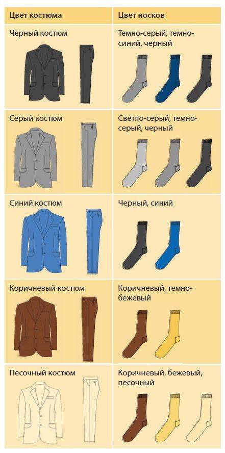 Мужские носки: какого цвета и длины носить