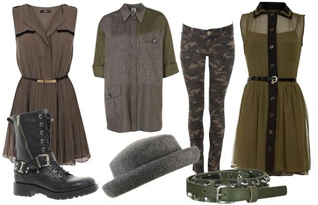 Одежда в стиле милитари и её особенности сочетания