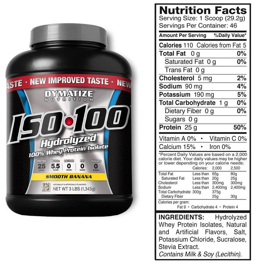 Відгуки про iso-100 dymatize nutrition