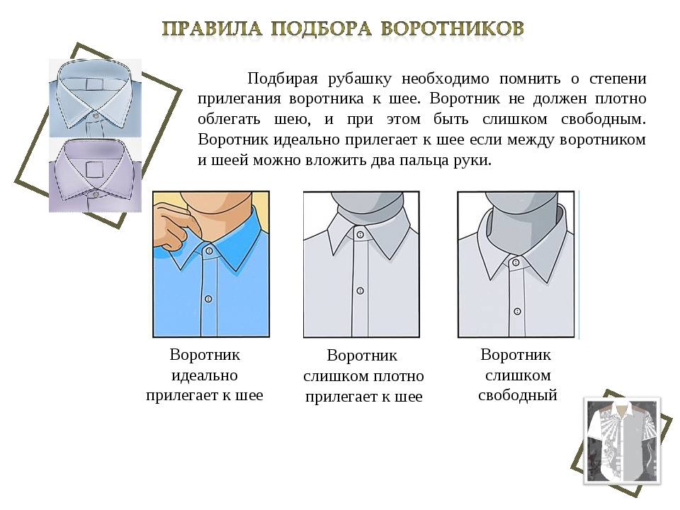 Виды воротников мужских рубашек: полный список