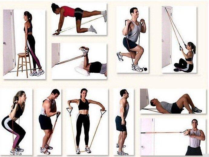 Программа эффективных упражнений с эспандером для мужчин