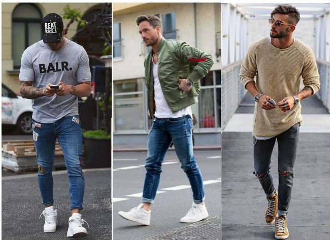 Варианты моделей летних мужских джинсов, советы по выбору