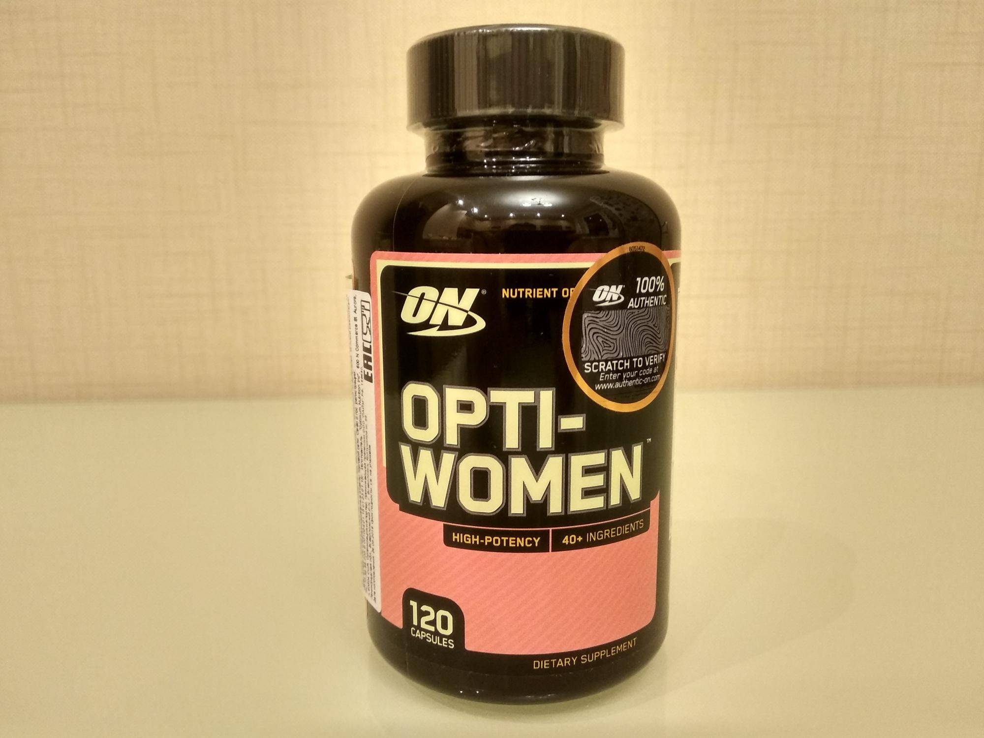Opti-women (optimum nutrition) — sportwiki энциклопедия