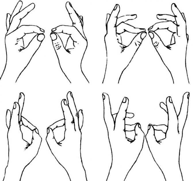 Гимнастика для кистей и пальцев рук