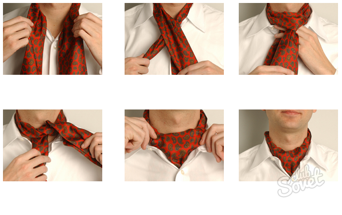 Простые способы завязать платок на шее. как завязать шейный платок (cravat) мужчине