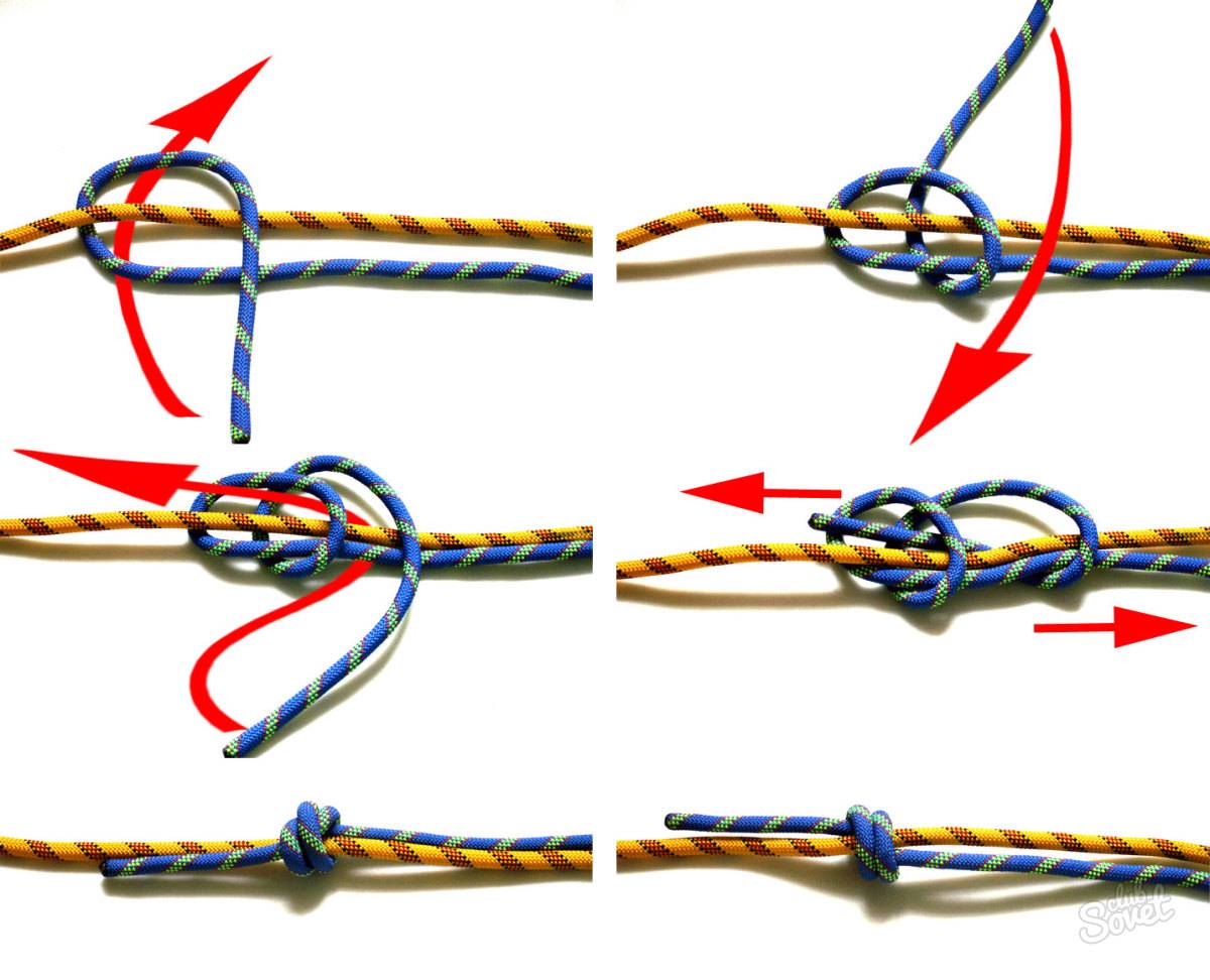 Как вязать схватывающий узел: схемя вязания