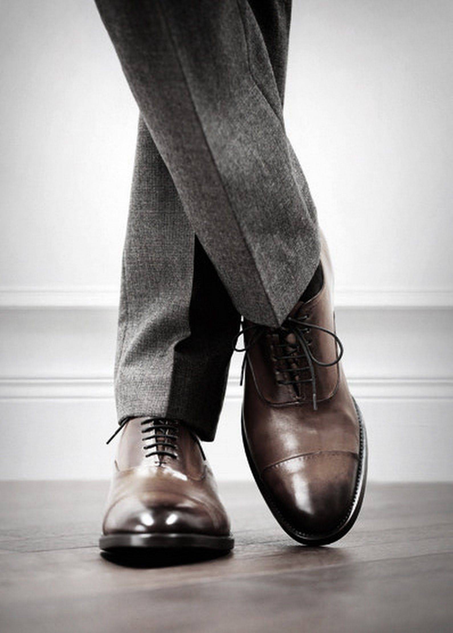 С чем носить мужские туфли